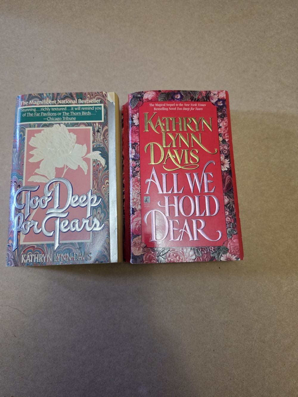 Kathryn Lynn Davis 2‑Book Set – Too Deep for Tears + All We Hold Dear